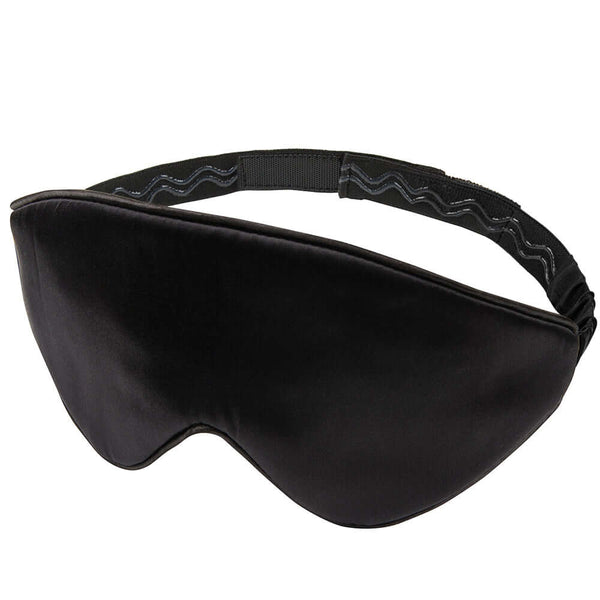 Quietstore 3.0 non-slip silk sleep mask for men and women, designed for comfort and deeper sleep.
