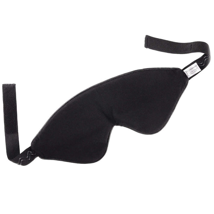 Quietstore 3.0 non-slip cotton sleep mask for men and women, enhancing REM sleep with light-blocking features.