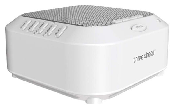Three Sheep S3-2022 white noise sound machine with control buttons and speaker for soothing sounds