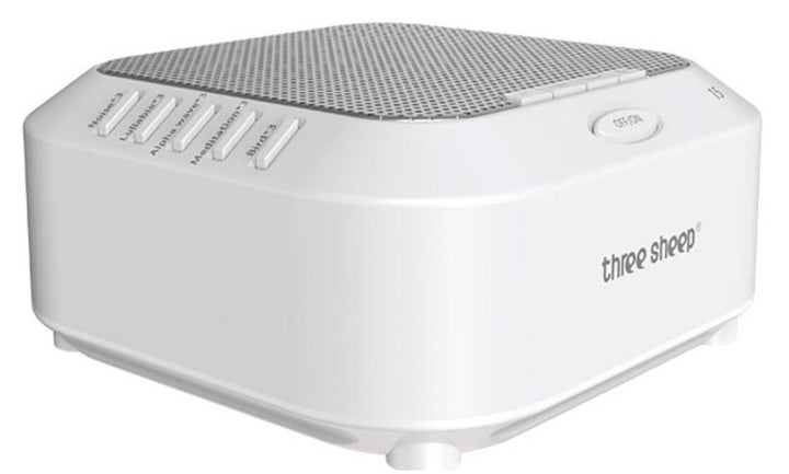 Three Sheep S3-2022 white noise sound machine with control buttons and speaker for soothing sounds